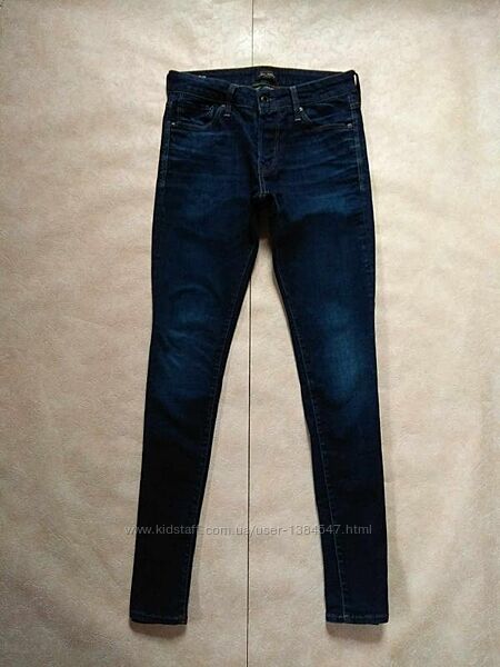 Брендовые мужские джинсы скинни Jack&Jones, 30 размер. 