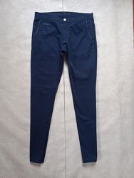 Брендовые мужские коттоновые джинсы с высокой талией Zara, 34 размер. 