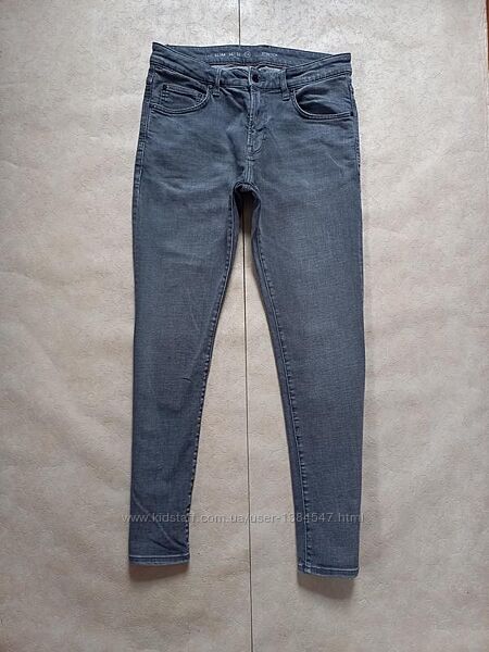Брендовые мужские джинсы скинни с высокой талией C&A, 34 размер. 