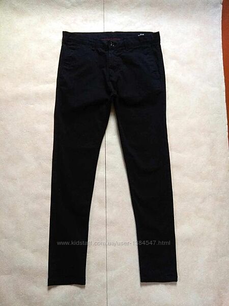 Брендовые черные мужские джинсы скинни Zara, 32 размер. 