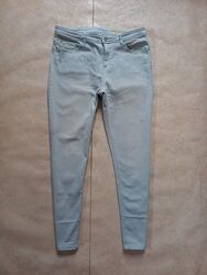 Брендовые мятные джинсы скинни с высокой талией Esprit, 14 pазмер. 
