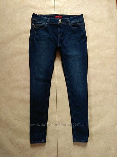 Брендовые джинсы скинни с высокой талией S. Oliver, 14 pазмер. 