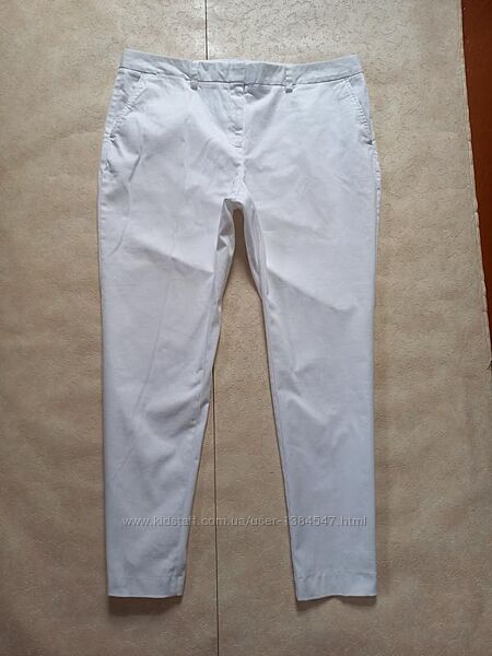 Коттоновые белые штаны брюки с высокой талией Lands&acute end 18 размер. 