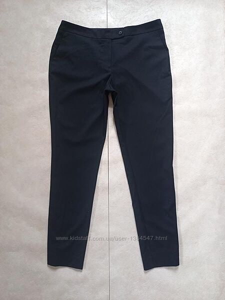 Брендовые классические черныe штаны брюки с высокой талией C&A, 16 размер. 