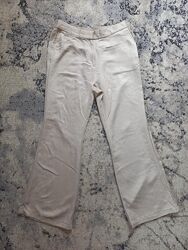 Брендовые легкие штаны брюки палаццо трубы с высокой талией H&M, 14 размер.