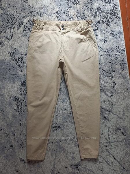 Брендовые коттоновые штаны джинсы мом бойфренды V by very, 14 размер. 