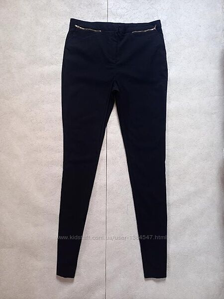 Брендовые утягивающие штаны брюки скинни с высокой талией New look, 14 разм