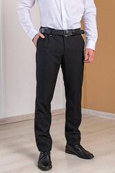 Мужские брендовые черные шерстяные классические штаны брюки Hugo Boss, 34 p