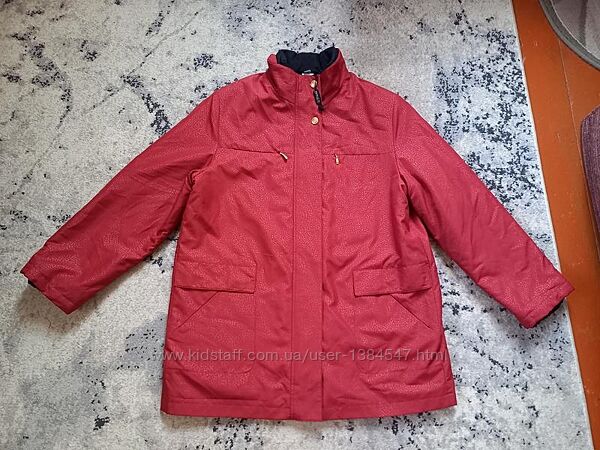 Брендовая новая удлиненная куртка Goldix, 16-18 размер.