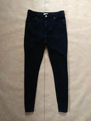 Брендовые джинсы скинни с высокой талией H&M, 14 размер. 