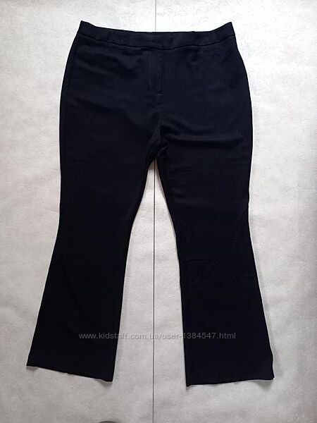 Брендовые черные штаны брюки палаццо с высокой талией Essentials, 18 размер