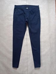 Брендовые мужские коттоновые джинсы с высокой талией Zara, 34 размер.