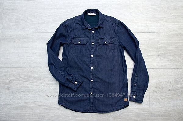 Сорочка джинсова для хлопчика H&M. Розмір 158 