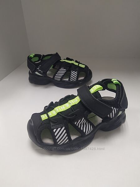 Спортивные закрытые босоножки, сандалии для мальчика 26-31р.