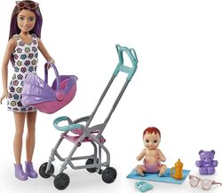 Лялька Барбі Скіппер Няня з коляскою Barbie Skipper Babysitters Inc.