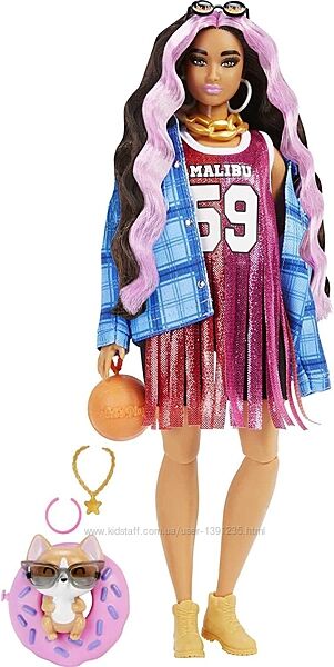 Кукла Барби Экстра в баскетбольном платье Barbie Extra Doll 13 HDJ46
