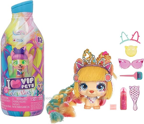 ВІП петс Домашній улюбленець у пляшці 3 серія IMC Toys VIP Pets Color Boost