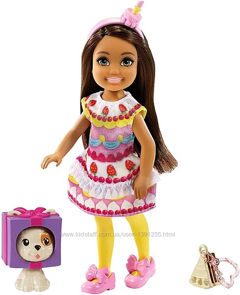 Кукла Барби Челси Barbie Club Chelsea Dress-Up Doll in Cake  Costume GRP71
