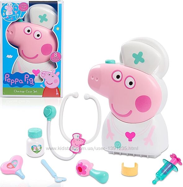 Ігровий набір лікаря Peppa Pig Checkup Case Set Свинка Пеппа