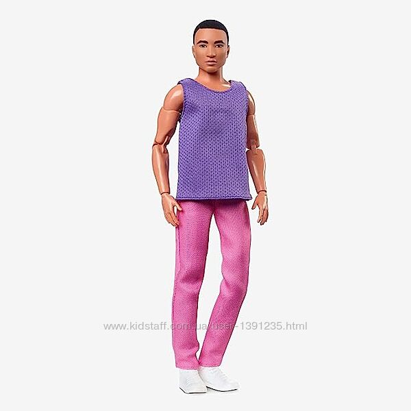 Кукла Barbie Кен коллекционный  черными волосами Ken  Black Hair Color HJW8