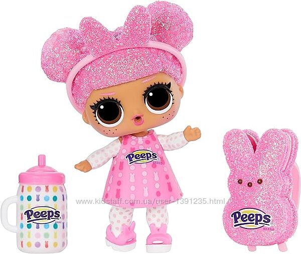 ЛОЛ Сюрприз LOL Surprise Loves Mini Sweets Peeps - милий кролик з лялькою