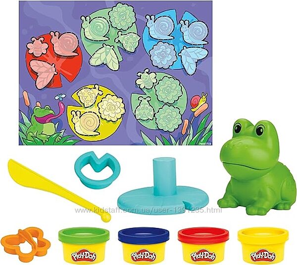 Набір для ліплення Play-Dog Frog&acuten Colors Жаба та кольори F6926
