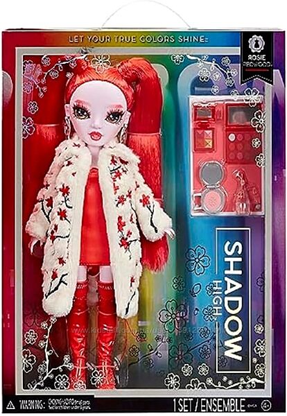 Лялька Rainbow High Shadow High Rosie - Red Fashion Doll Розі Редвуд