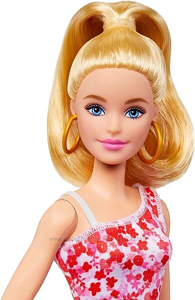 Лялька Barbie Fashionistas 205 у сарафані в квітковий принт HJT02
