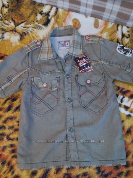 рубашка, тенниски на мальчика