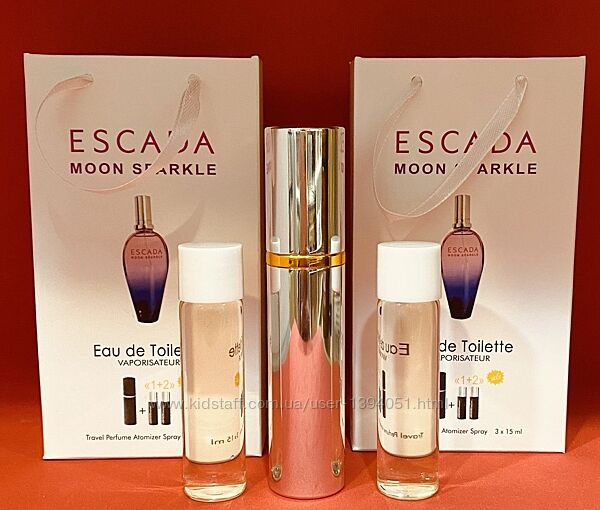Жіночі парфуми EscadaMoon Sparkle 3х15 мл