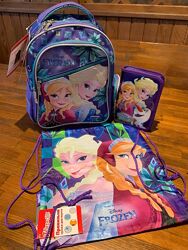 Набір, комплект Yes, 1 Вересня Frozen, рюкзак, пенал, сумка для взуття 
