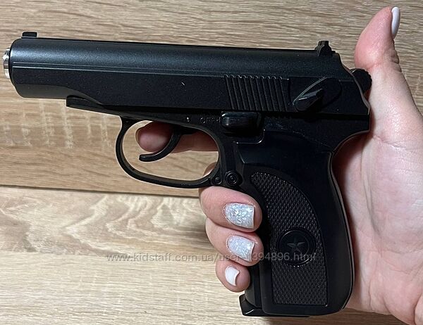 Игрушечный металлический пистолет Galaxy G.29B пистолет Макарова ПМ, пули