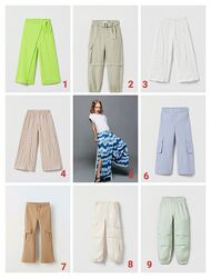 Літні штани Zara6, 7, 8, 9, 10, 11, 12, 13, 14 років