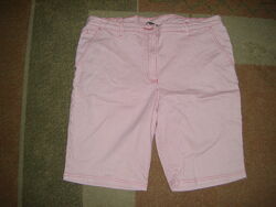 Комфортные джинсовые шорты в полоску, размер 18 - XL - 52