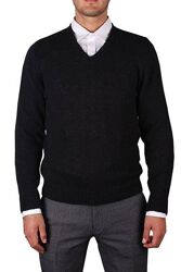 Свитер пуловер мужской MALO шерсть лана Италия оригинал 54