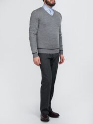 Мужской пуловер свитер MALO шерсть лана Италия оригинал 54