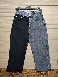 джинсы кюлоты мом двухцветные Pull & Bear Pull&Bear / 38eur - 40-42рр