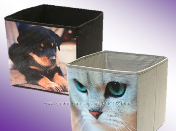 Ящик-органайзер текстильный, складной - для игрушек, одежды 