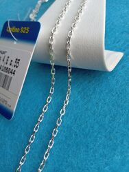 Серебряная цепочка якорное плетение 55 см срібний ланцюг