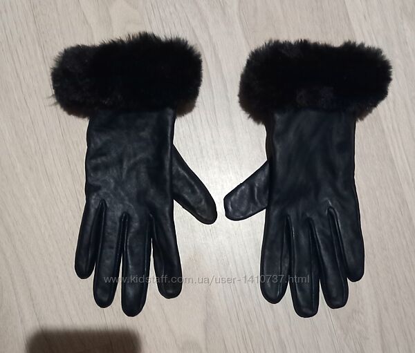 Перчатки с 100  натуральной кожи лайки, р. S