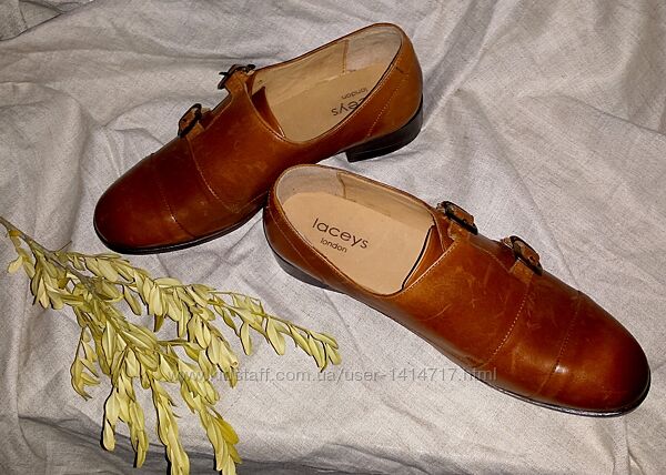 Женские кожаные туфли монки LACEYS CALYPSO 39 размер стелька 26,5 см