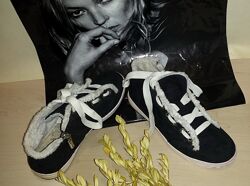 Детская обувь Демисезонные кеды с утеплителем размер 34 стелька 23 см