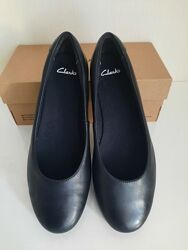 Кожаные туфли Clarks балетки для девочки