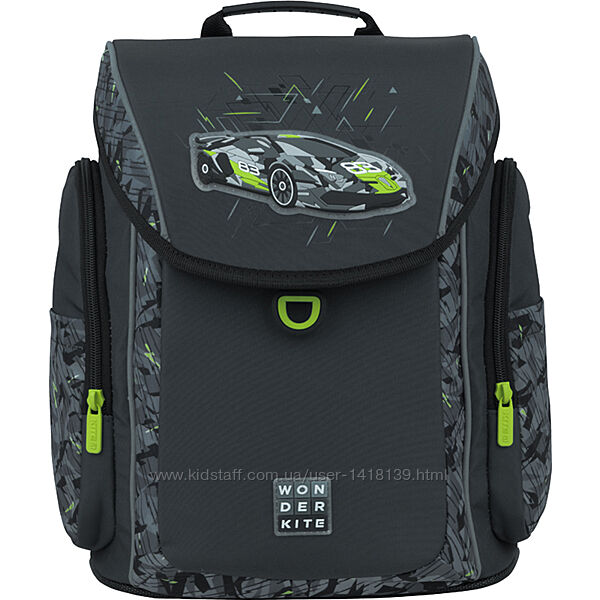 Розпродаж. Шкільний рюкзак Kite Sport Car для хлопчика в 1-4клас