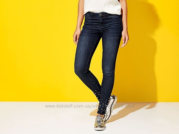 Стильні джинси Esmara с бусинами