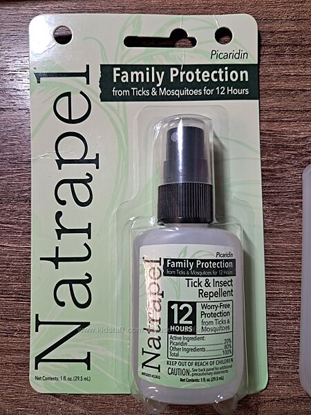 Спрей від комарів Natrapel Insect Repellent Picaridin 20 Пікаридин