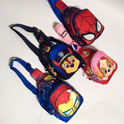 Сумочки кросбоді для малюків Щенячий Патруль, Спайдермен, Залізна Людина
