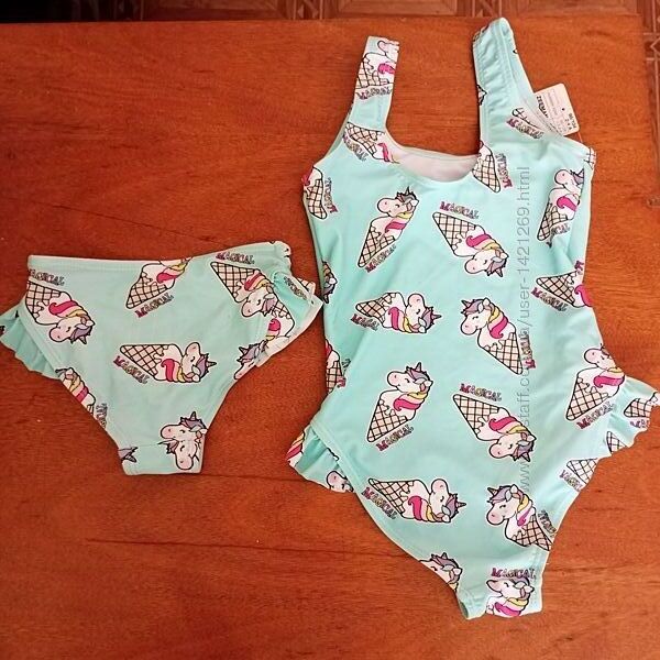 детский купальник Єдиноріг 2-4 роки плавки плавания, бассейна до года