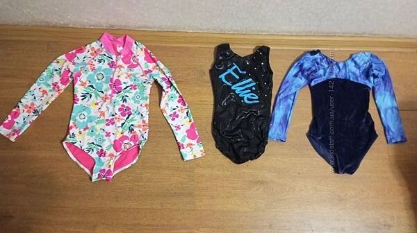 Купальник бейсик трико для танцев и гимнастики подросток