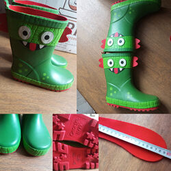 Резинові чоботи сапоги гумаки Динозавр 18 см 20 см